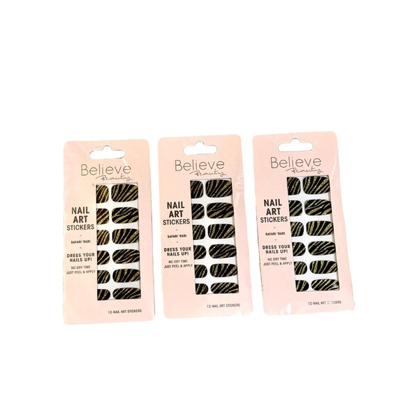Believe Beauty Nail Art Stickers Safari ‘Rari - Picture 2 of 7
